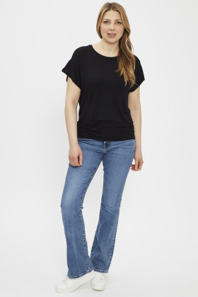 T-shirt noir pour femme