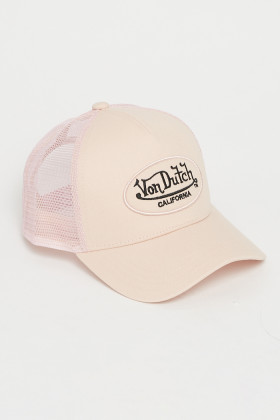 casquette von dutch baseball rose à filet