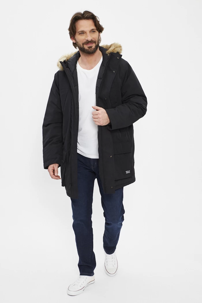 Parka homme levis sale