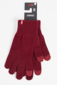 Gants rouges compatible écran tactile