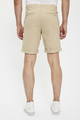 Short chino poivre blanc