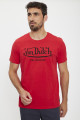 T-shirt rouge coupe regular col rond