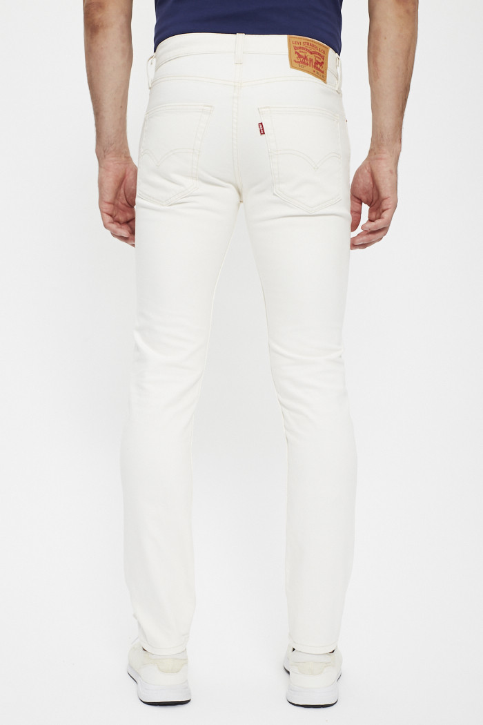 Jean slim homme blanc best sale