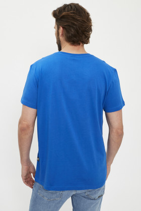 T-shirt Gradient Graphic bleu