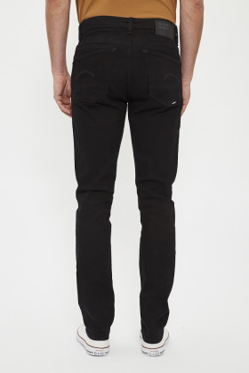 Jeans 3301 slim noir coton et élasthanne g-star