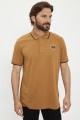 Polo Chest logo marron