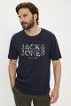 T-shirt james bleu marine