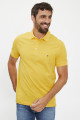 Polo jaune coton piqué Tommy Hilfiger