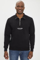 Sweat col montant zippé noir