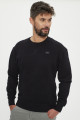 sweat noir ras du cou relaxed fit