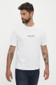 T-shirt blanc en jersey de coton