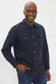 Chemise Classic Western standard bleu foncé