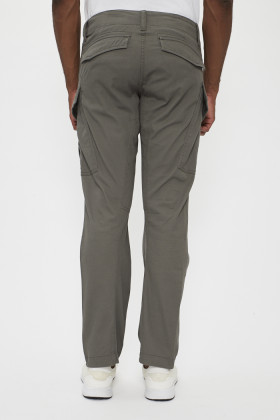 Pantalon fuselé cargo 3d regular kaki