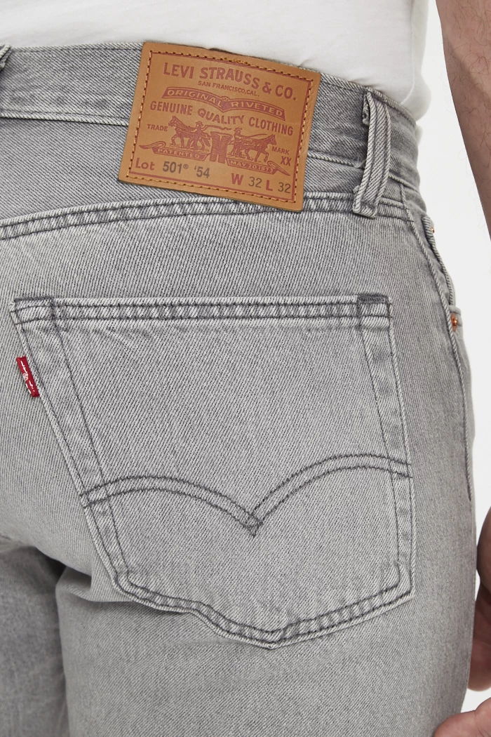 Mens grey levis 501 online