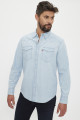 Chemise barstow western standard bleu ciel