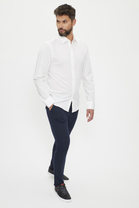 Chemise blanche slim fit