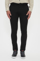 Pantalon chino slim noir