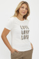 T-shirt en coton imprimé Love 3