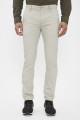 Pantalon chino slim gris clair