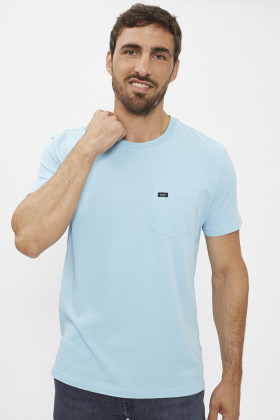 T-shirt Pocket Tee bleu ciel homme