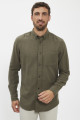 Chemise coupe confort kaki