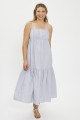 Robe Issa en coton bleu clair