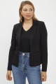 Veste blazer courte noire