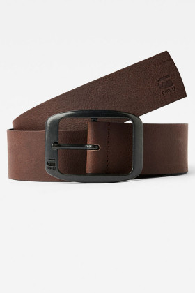 Ceinture en cuir marron modèle Ladd