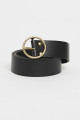 Ceinture Athena noir en cuir