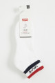 Chaussettes sport mi-hautes coloris blanc