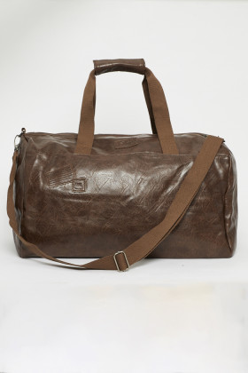 Sac de voyage simili marron