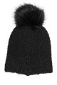 Bonnet pompon noir