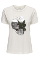 T-shirt Michigan Life silver blanc