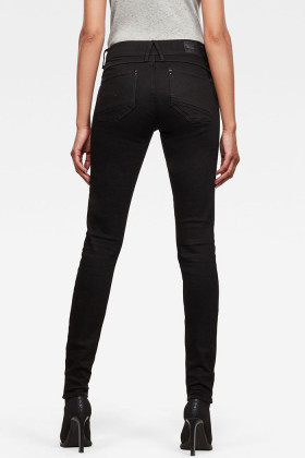 Jeans Lynn mid skinny noir