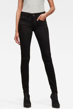 Jeans Lynn mid skinny noir FEMME