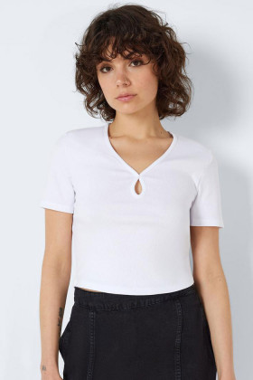 T-shirt slim Maya blanc femme