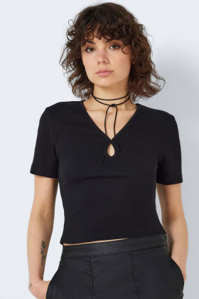 T-shirt slim Maya noir femme