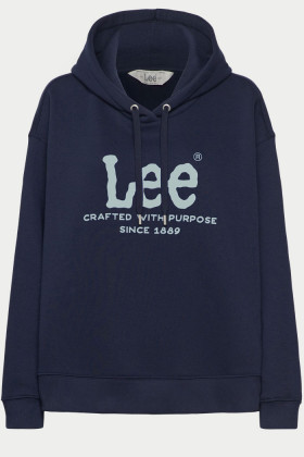 Hoodie à capuche bleu marine homme