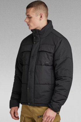 Blouson matelassé Foundation Padded noir homme