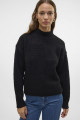 Pull Moon col montant noir