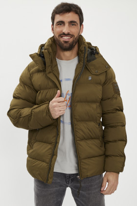 Doudoune matelassée à capuche G-Whistler Padded vert olive homme