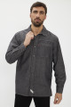 Chemise Auburn worker manches longues noire