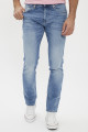 Jeans slim scanton bleu délavé