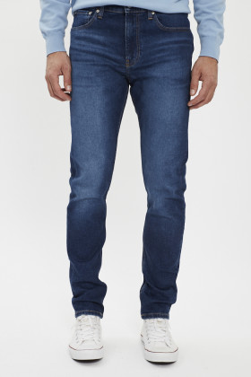 Jeans slim fuselé denim foncé