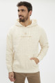 Sweat à capuche Labyrinthe beige