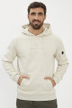 Sweat à capuche techwear beige