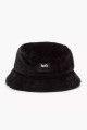 Chapeau en fausse fourrure noir