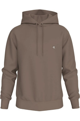 Sweat Embre badge marron homme calvin klein