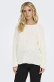 Pullover raglan Ellen beige clair