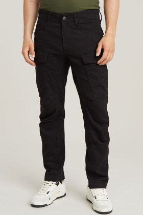 Pantalon cargo 3d regular dark black homme